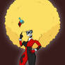 Harley Quinn’s Blow-Dried Afro
