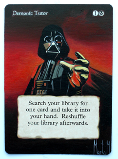 Mtg Demonic tutor Darth Vader