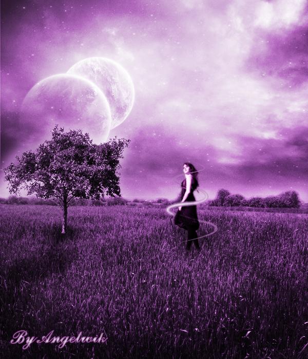 purple dream scene