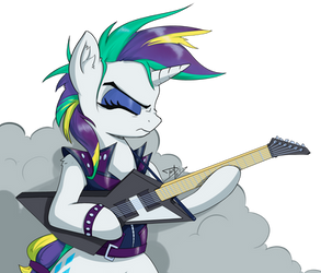 Rarity with guitar