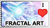 Stamp: I Love Fractal Art by Metamorfose