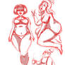 Curvy Lady Sketches