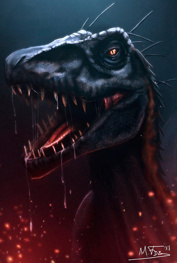 Indigo Raptor Deviantart Indoraptor FanArt by Kreetak on DeviantArt