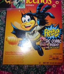 Cheerios cereal DC themed box *Front* pt 2.