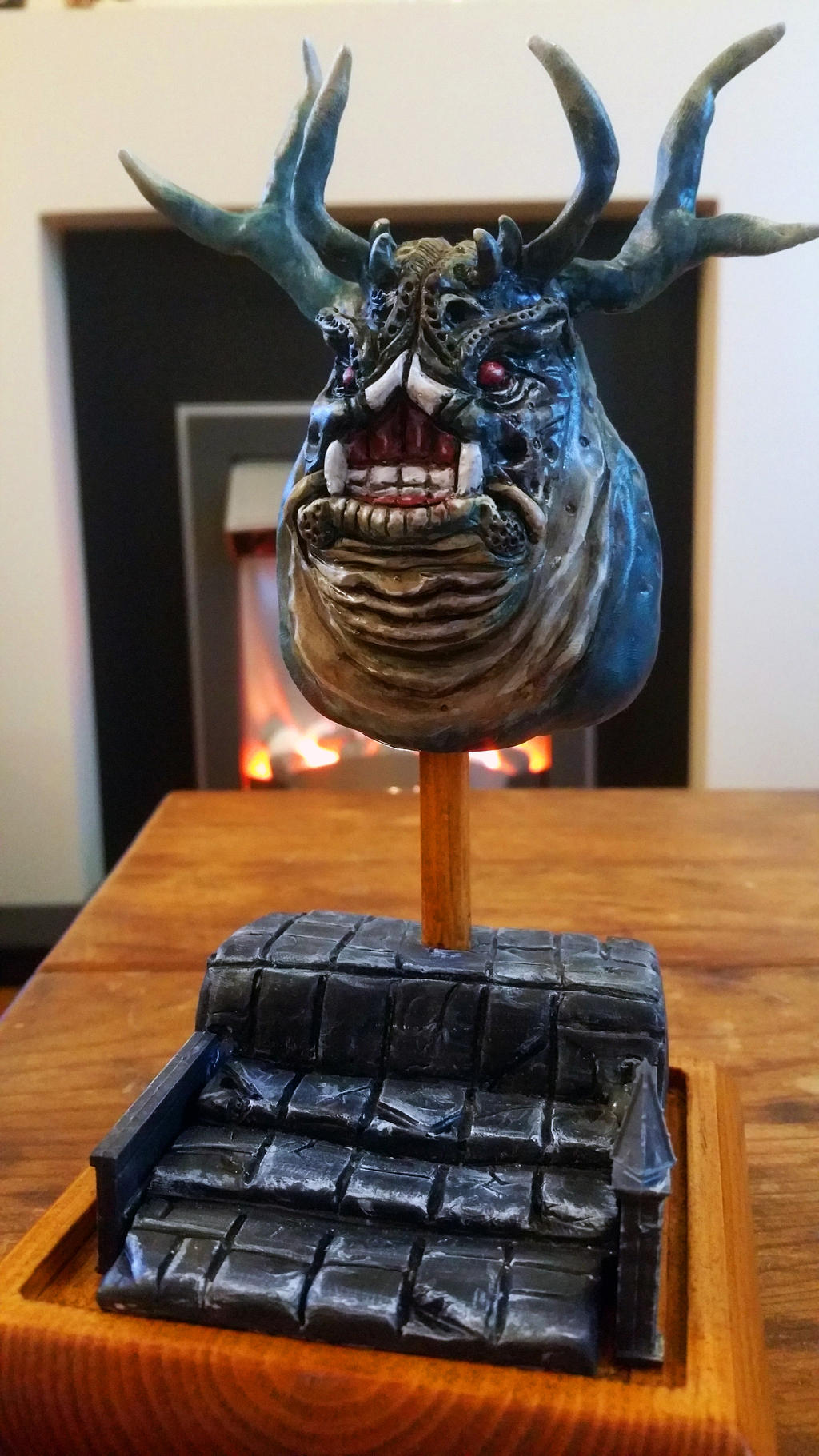 Asylum Demon - Dark Souls Sculpture (Finished)