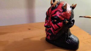 Completed Darth Maul Sculpture