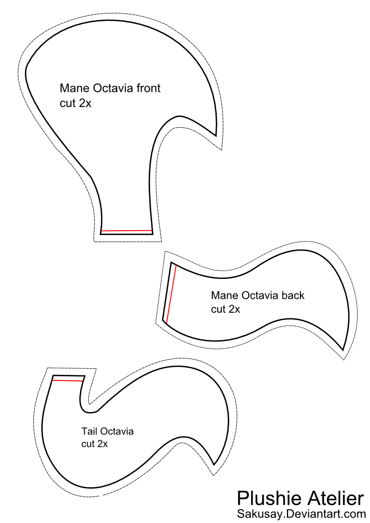 Beginners  - Chibi Pony Pattern - Octavia Mane