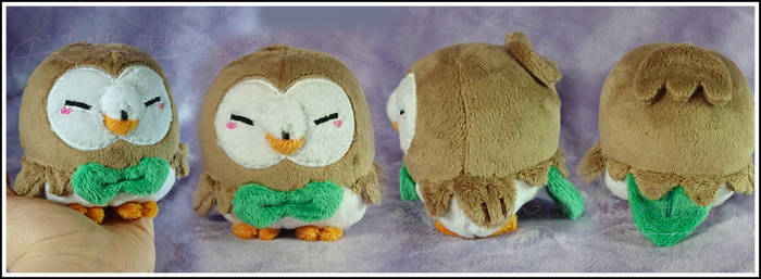 Tiny Rowlet Custom Plush