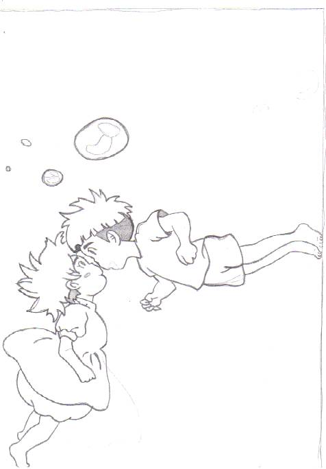 Sasuke and Ponyo