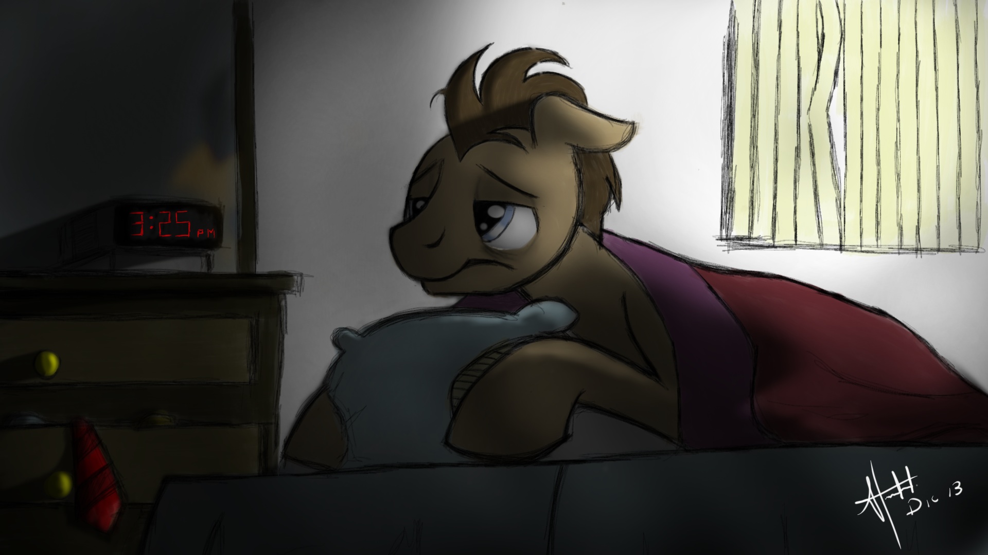 Doctor whooves wake up.