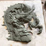 Japanese dragon in clay wip