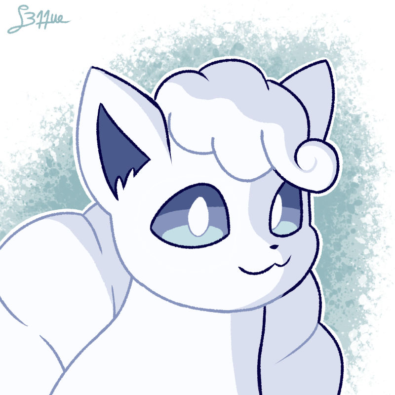 Alolan Vulpix by B11ue on DeviantArt