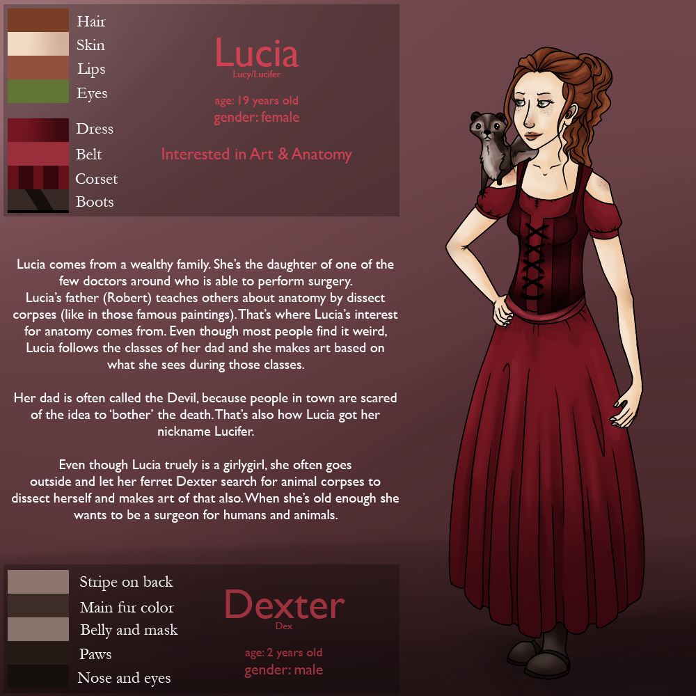 Lucia - reference sheet