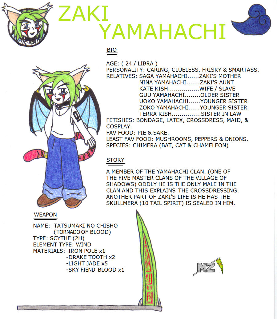 Character Bio: Zaki Yamahachi