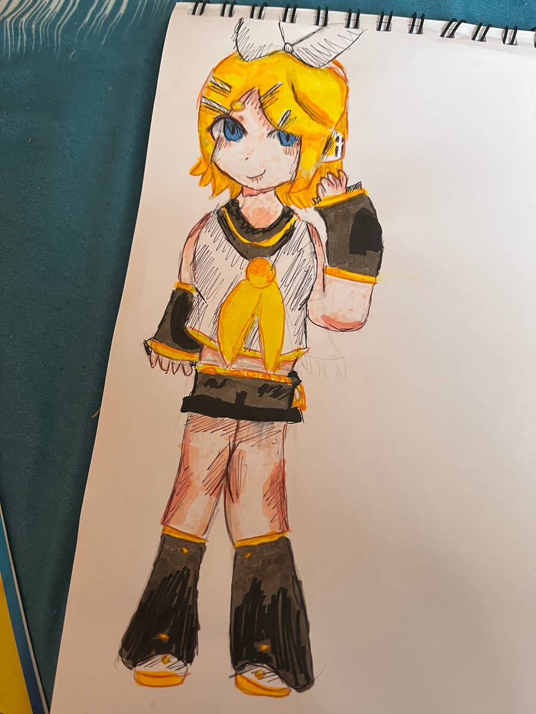 kagamine rin drawing by KorekiyoOfficial on DeviantArt