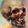 Painted Skull