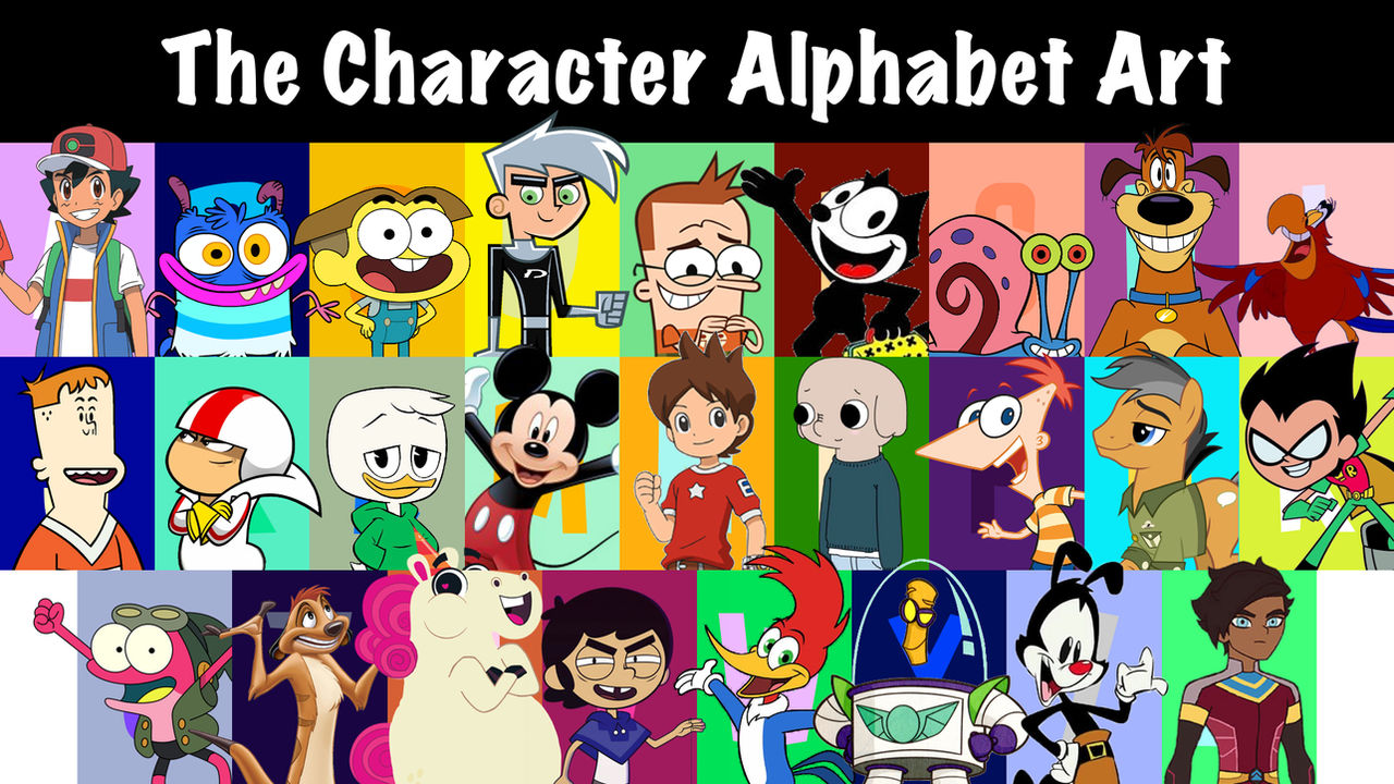 The Character Alphabet Art: Males Edition by SpongebobForever638 on ...