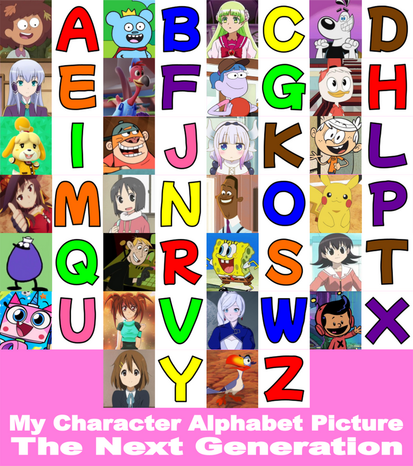 My Character Alphabet Picture: The Next Generation by ...