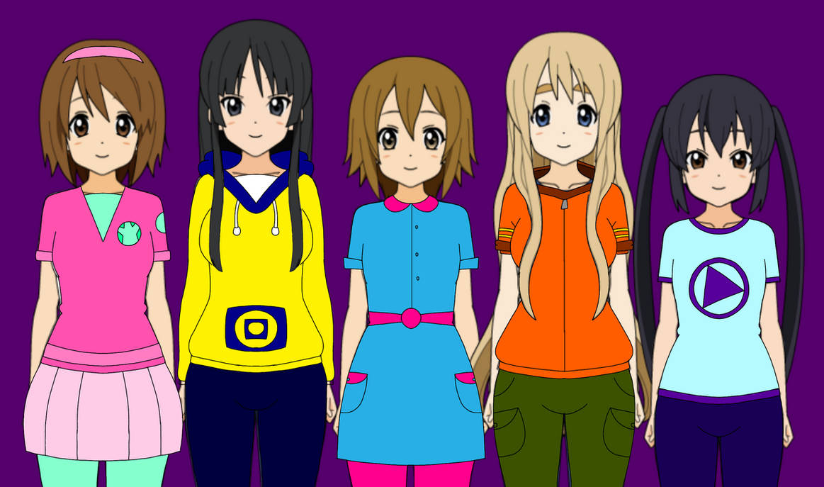 All K-On Main Characters by basabeo on DeviantArt