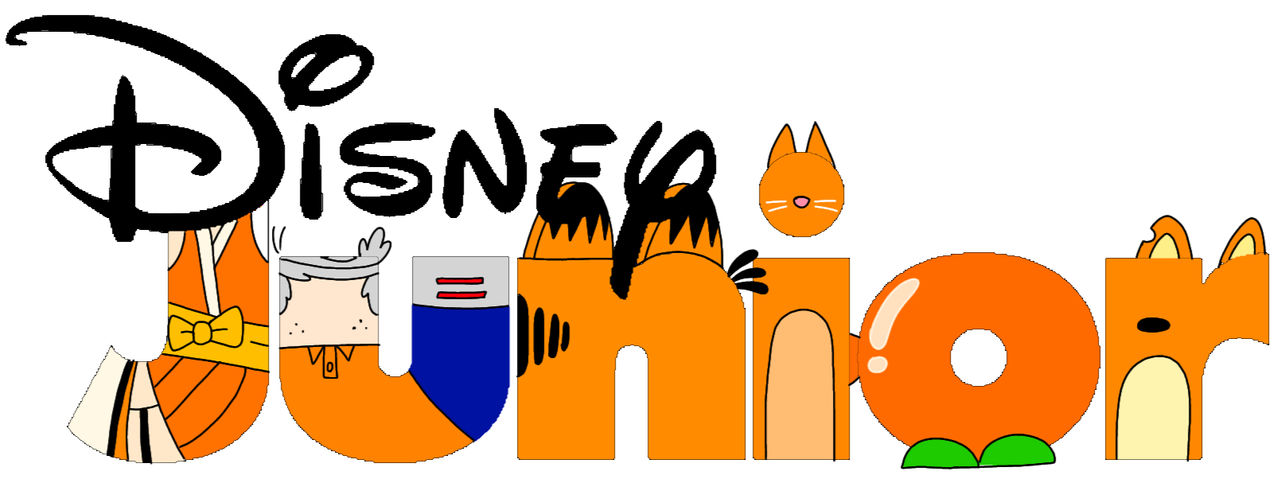 Disney Junior Logo Orange Colored Crossover by SpongebobForever638 on  DeviantArt