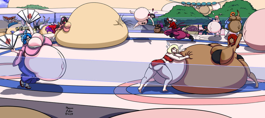 Pokemon Sumo Deviantart Belleh Sumo Next Round Colored by Anubis2Pabon288 on DeviantArt