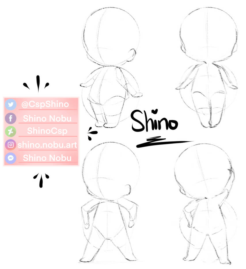 Anime sketch chibi by ShinoCsp on DeviantArt