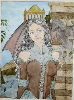 Daenerys in Qarth WIP2