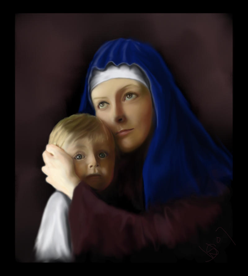 mother and child by SeamanArts-Artwork on DeviantArt