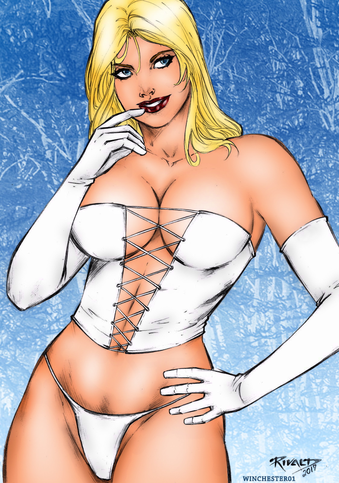 Emma Frost by Rivald