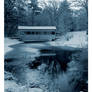 Winter Pond-The Covered Bridge