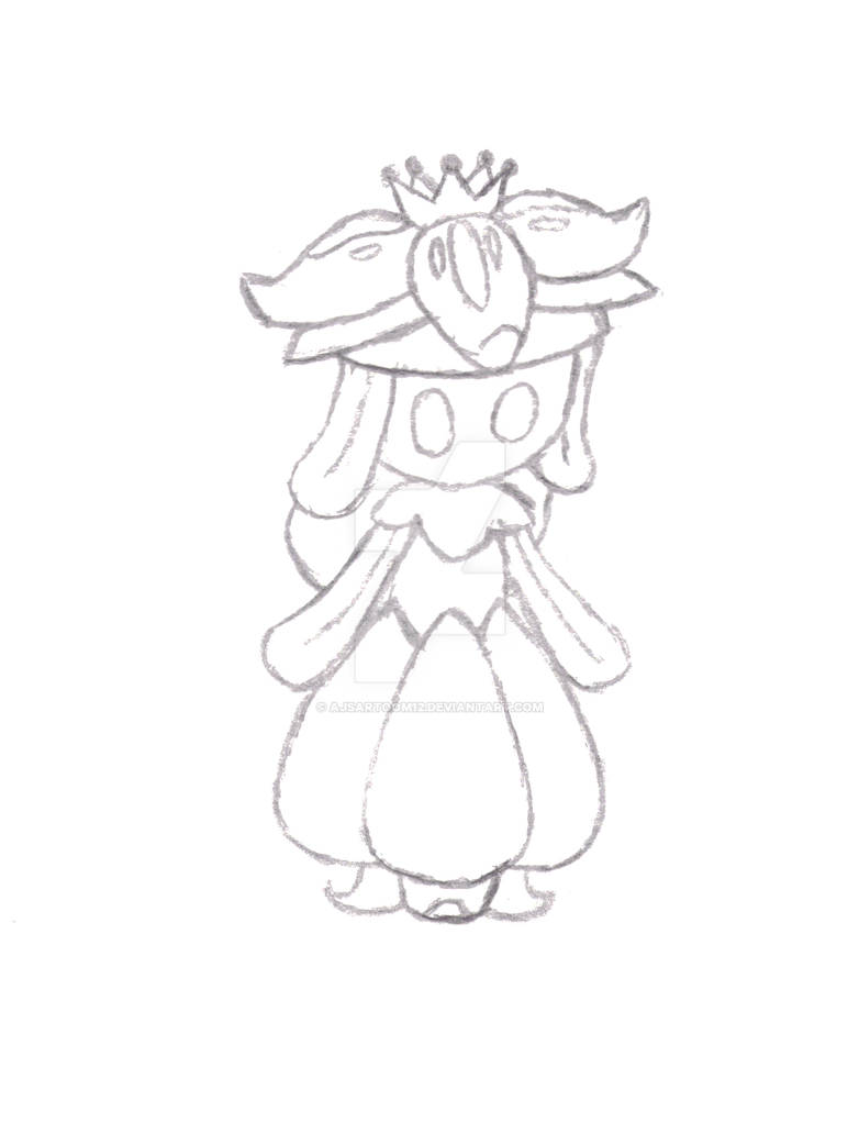 Lilligant (drawing) by Ajsartoom12 on DeviantArt