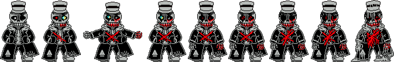 An Idea Sans Battle Sprite Phase 1 - AureCraft - Folioscope