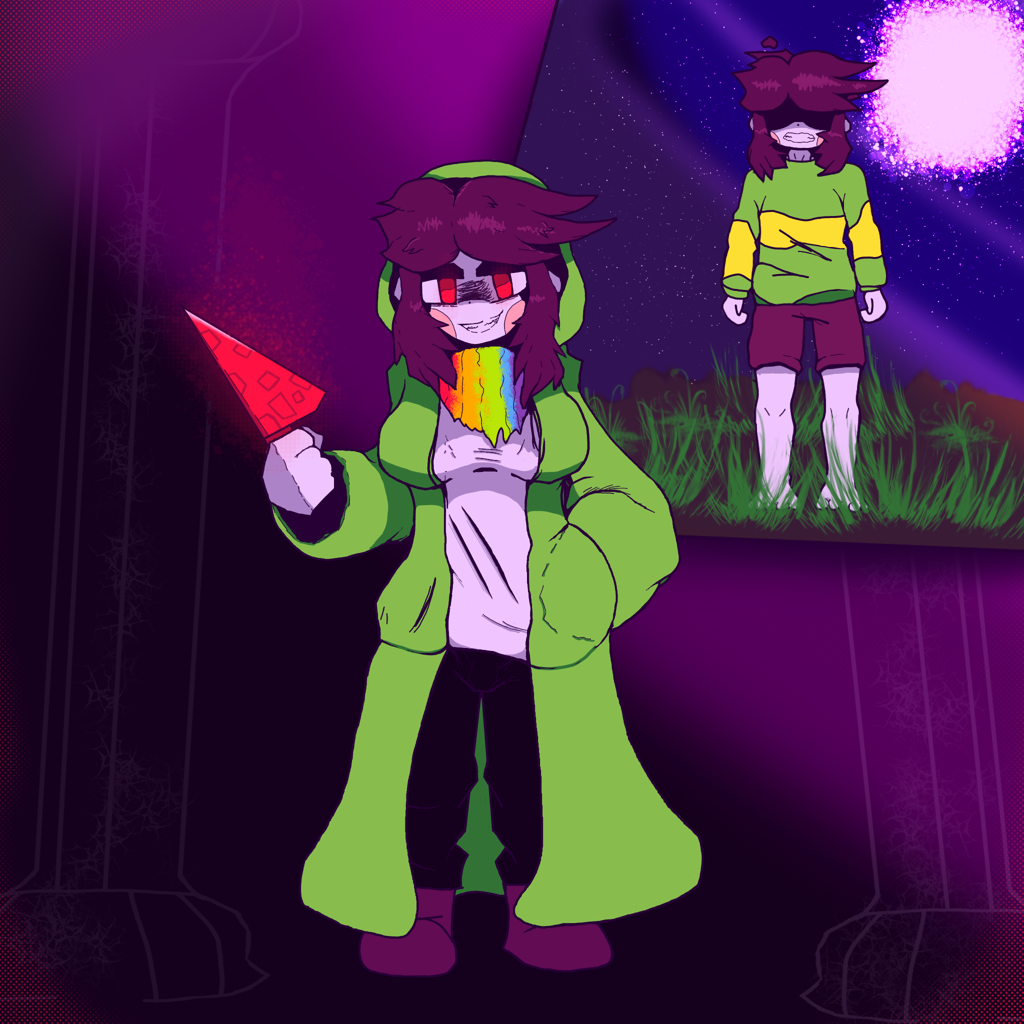 Chara Inflate Facing Demons - Chara. by roma200802 on DeviantArt