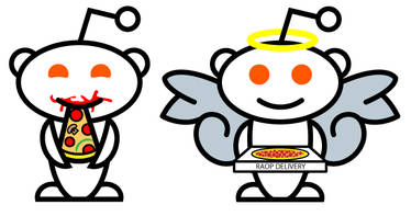 Random Acts Of Pizza - Reddit-Alien Logo