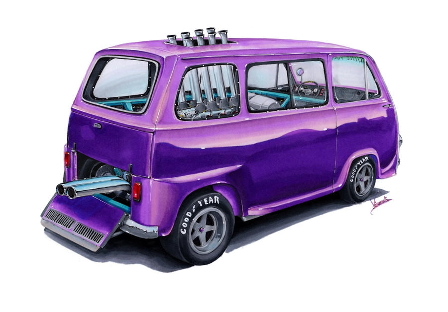 Subaru Sambar 360 Little Purple Wagon