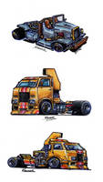Killer Trucks Sketches 2