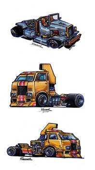 Killer Trucks Sketches 2