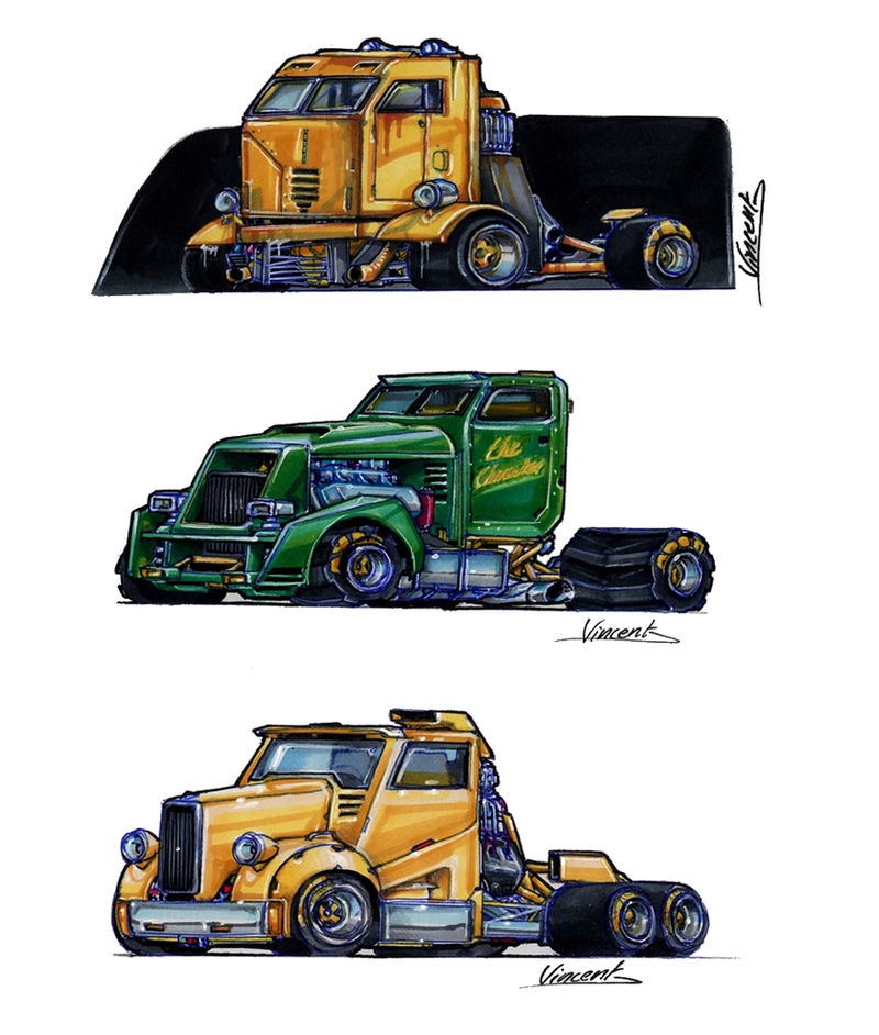 Killer Truck Sketches 5