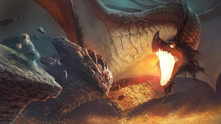Smaug by ConceptArtOrg Smaug by ConceptArtOrg