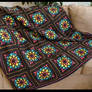 Stained Glass Window Afghan