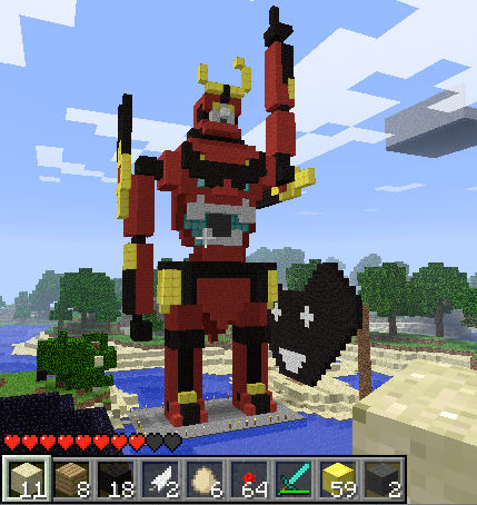Tengen Minecraft Gurren Lagann By Intothewind 217 On Deviantart