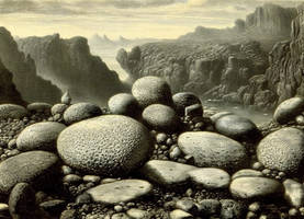 Rocks And Synthesized Pebbles