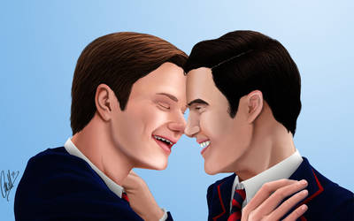 Glee: Klaine - Smile -colored-