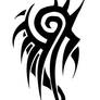 Dragon Tail- Tribal tattoo