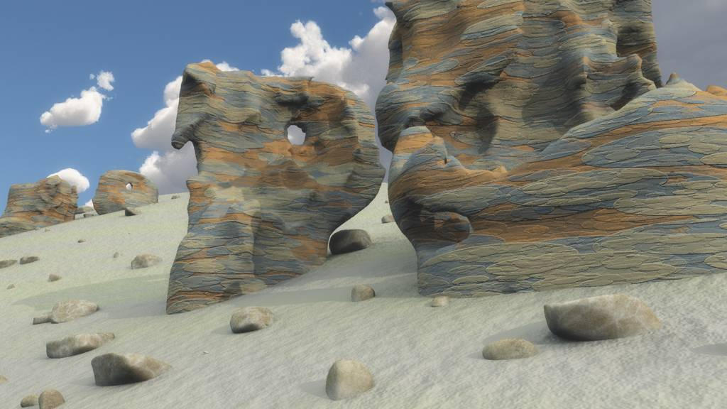Strange Rocks by rendercomics on DeviantArt