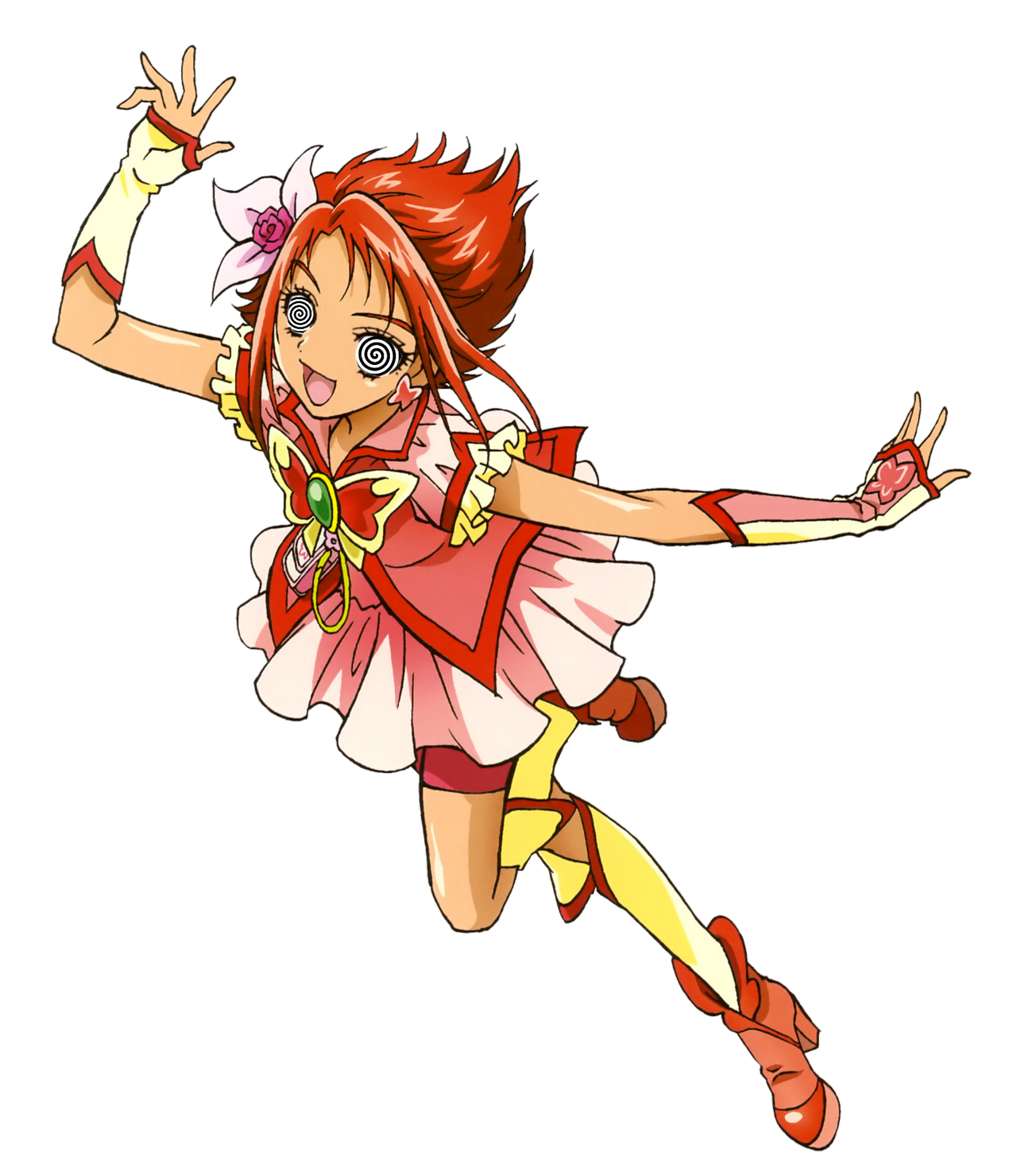 Cure Rougw Cure rouge/rin natsuki hypnotized 1 by FemaleHypno on DeviantArt