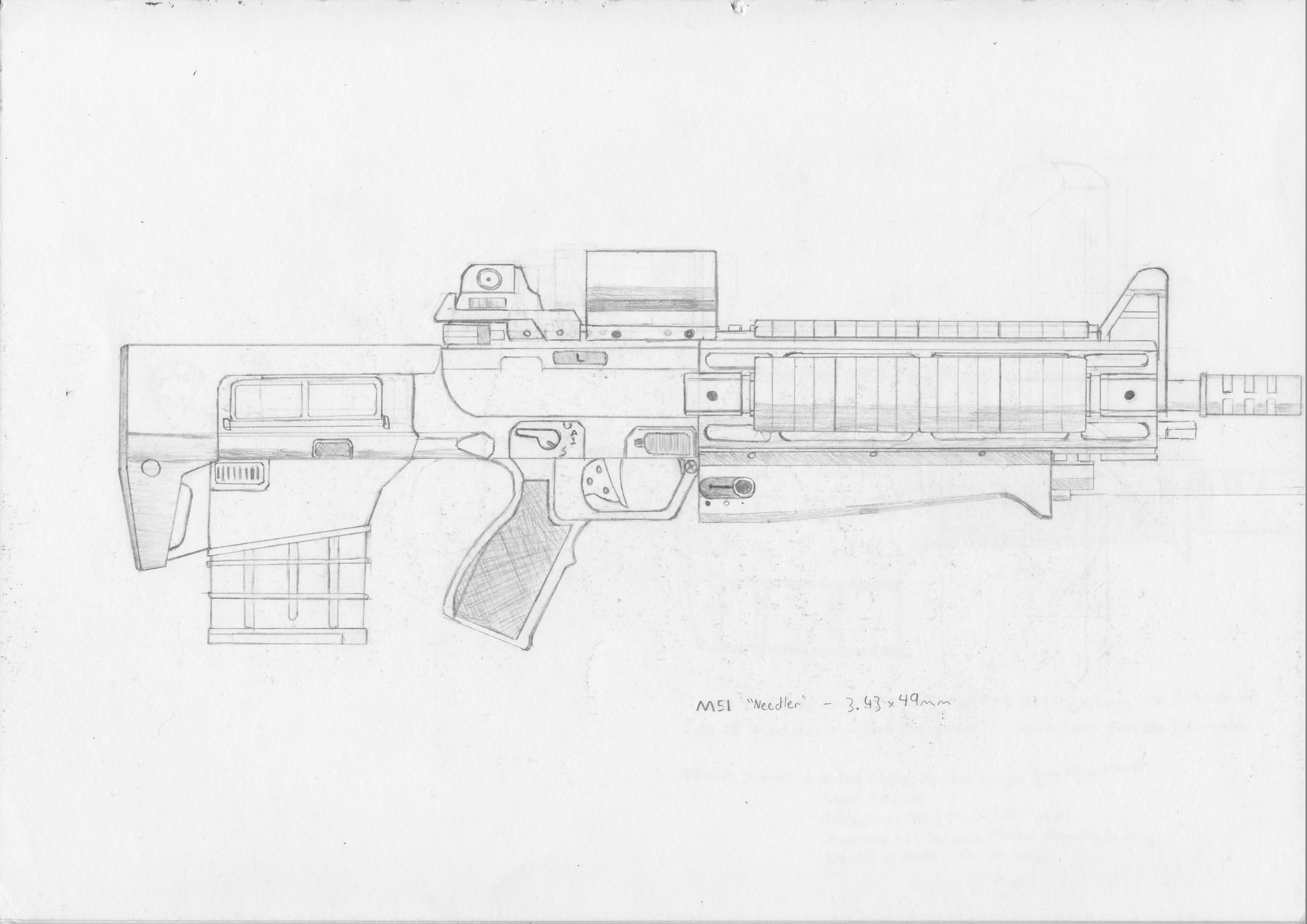 M51 Individual Combat Weapon System - 'Needler'