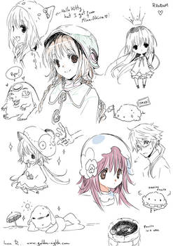 Kobato doodles.