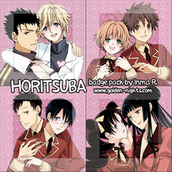 Horitsuba badge pack.