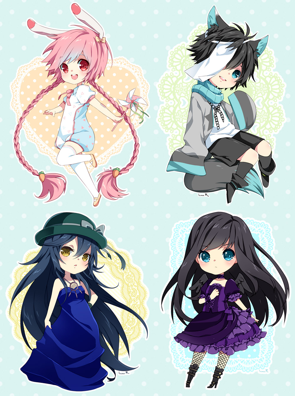 Chibi commission batch 27